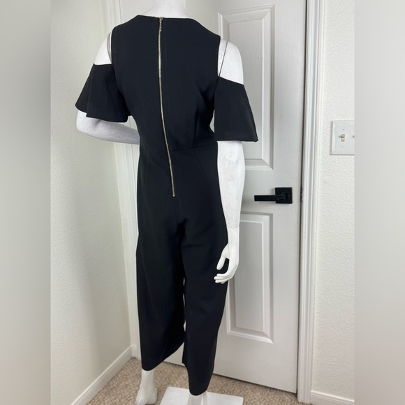 KARL LAGERFELD Cold Shoulder Jumpsuit Navy Blue Size 8. A24 - Picture 7 of 15
